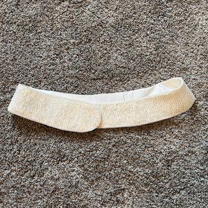 Jeromes White Sparkly Belt Size S